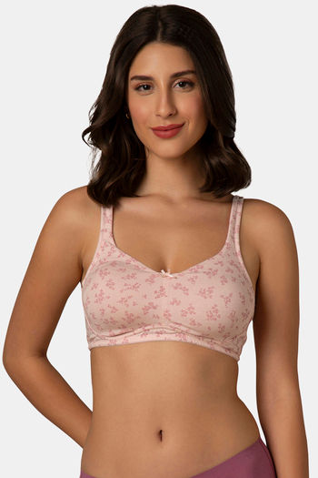 Every de by Amante Double Layered Non Wired Full Coverage Super Support Bra - Pink Floral Print Buy Every de by Amante Double Layered Non Wired Full Coverage Super Support Bra - Pink Floral Print